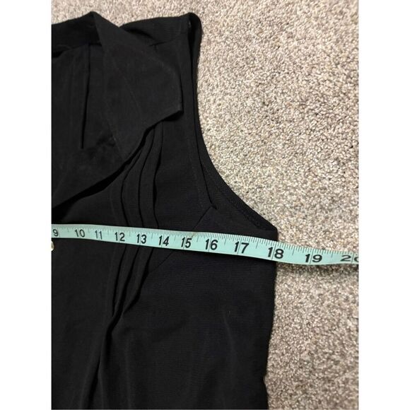 Sheer partial lined sleeveless blouse - Picture 4 of 6